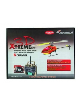 RC Helikopter Amewi Xtreme one 3D Brushless 6 Kanal LCD Steuerung 2.4 GHZ