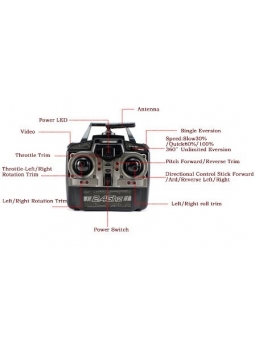 XXL RC Quadrocopter X30, "X30V" X30-V 2.4 GHz 4-CH , inkl.SpyCam Kamera , RTF