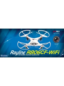 RC QUADROCOPTER RAYLINE R806CF -WIFI W-LAN KAMERA, LIVEBILD AUF IHR SMARTPHONE