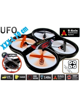 XXXL Quadrocopter 70 cm - Camera - Multicopter 129-V - 1GB M-SD 2.4GHz 6A-Gyro