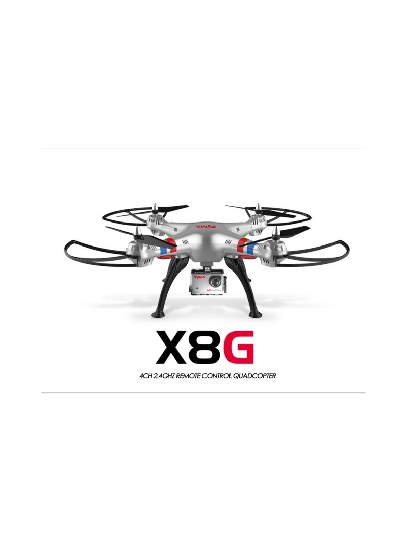 SYMA X8G QUADROCOPTER 2.4G 4CH 6 ACHSEN DRONE MIT 8MP HD-KAMERA