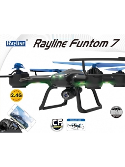 RC QUADROCOPTER RAYLINE FUNTOM 7 WIFI CAM MIT EXTRA AKKU