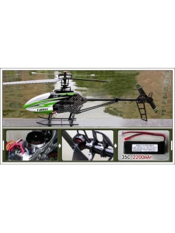 Dual Brushless MJX F645 F45 Single Blade 4 Kanal Helikopter RTF Version