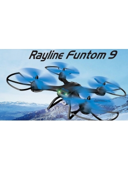  RC QUADROCOPTER Rayline FUNTOM 9 MIT WIFI FPV, 2.4 GHZ 4-KANAL 