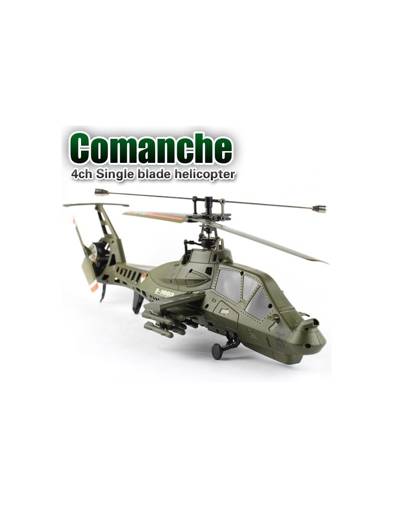 RC Helikopter FX035, FX 060 Comanche, Single 4 CH, 2,4 GHz, Militär Helicopter