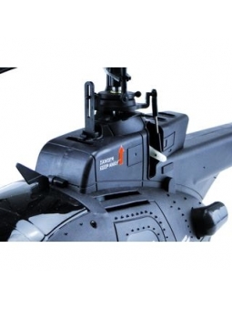 RC Helikopter FX070c FBL Hunting Sky, Single 4 CH, 2,4 GHz, Militär Helikopter