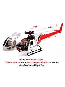 Top RC Helikopter WLtoys V931 Power Star AS35C 6CH 6-Axis Gyro 3 Blades