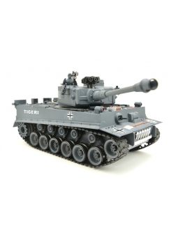 RC Panzer "German Tiger I" grau 1:20 mit Schuss und Sound-B1
