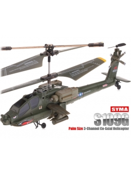 RC Helicopter Syma S109G Apache 3-Kanal IR Mini-Scale Koax-Hubschrauber mit Gyro