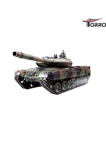 RC Panzer Leopard 2A6 Panzer 2.4 GHz 1/16 Torro-Edition 6mm BB