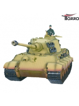 WK II. Modell - Königstiger Sd. Kfz. 182* Tiger II. * Profi-Edition* 6mm Schussversion in Desert mit 360° Turmdrehung