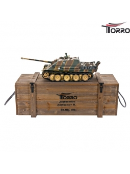 Jagdpanther Profi Metallausführung BB Version TORRO Panzer mit Holzkiste