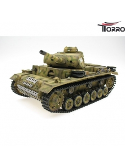 Panzer III. Ausf. L Upgrade & Airbrush Torro Pro-Edition in wunderschöner Airbrush Lackierung Tarnfarbe.