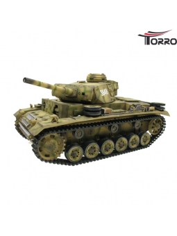 Panzer III. Ausf. L Upgrade & Airbrush Torro Pro-Edition in wunderschöner Airbrush Lackierung Tarnfarbe.