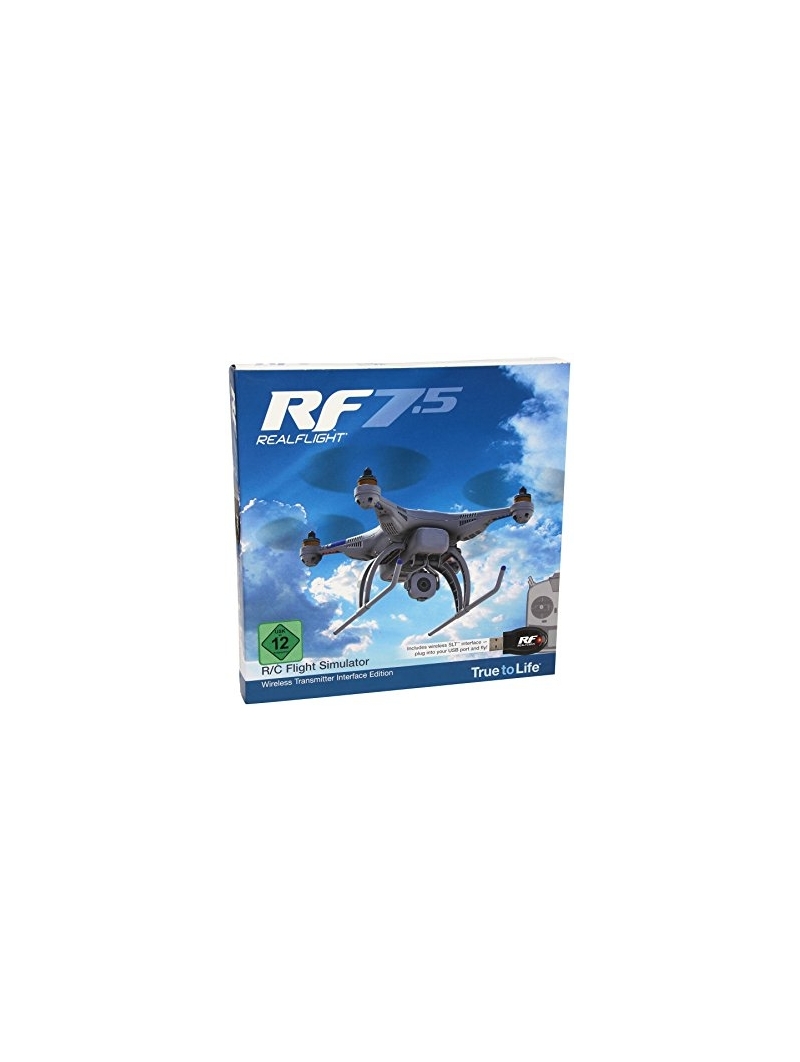 Great Planes RealFlight RealFlight 7.5, Edition mit kabelloser Schnittstelle für Flugsimulator ferngesteuerter Flugmodelle