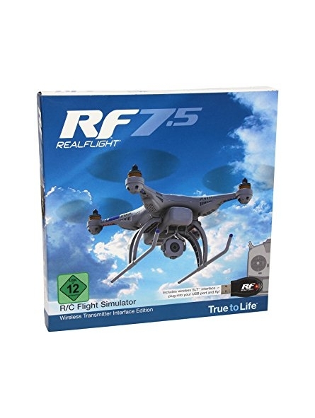 Great Planes RealFlight RealFlight 7.5, Edition mit kabelloser Schnittstelle für Flugsimulator ferngesteuerter Flugmodelle