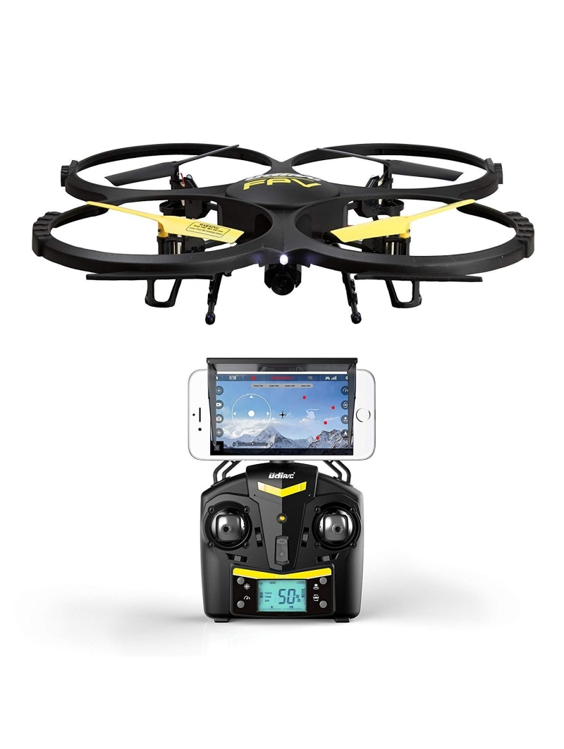 UDI U818A Verbesserte WIFI FPV Drohne mit 2MP HD Kamera mit 2 Batterien 