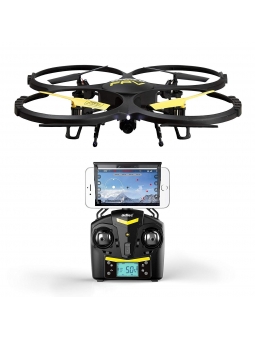 UDI U818A Verbesserte WIFI FPV Drohne mit 2MP HD Kamera mit 2 Batterien 