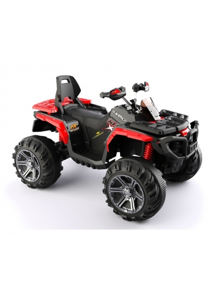 Kinderfahrzeug - Elektro Kinderquad "588" 2x35W, 12V7Ah, Stoßdämpfer + Ledersitz