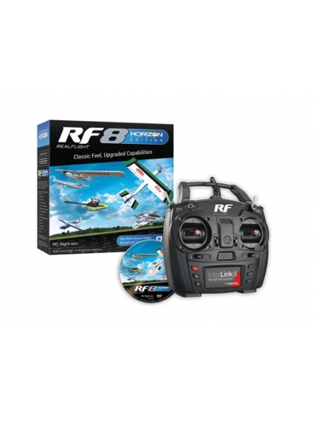Real Flight 8 Horizon Hobby Edition inkl. Interlink-X Controller Real Flight 8 Horizon Hobby Edition inkl. Interlink-X Controller