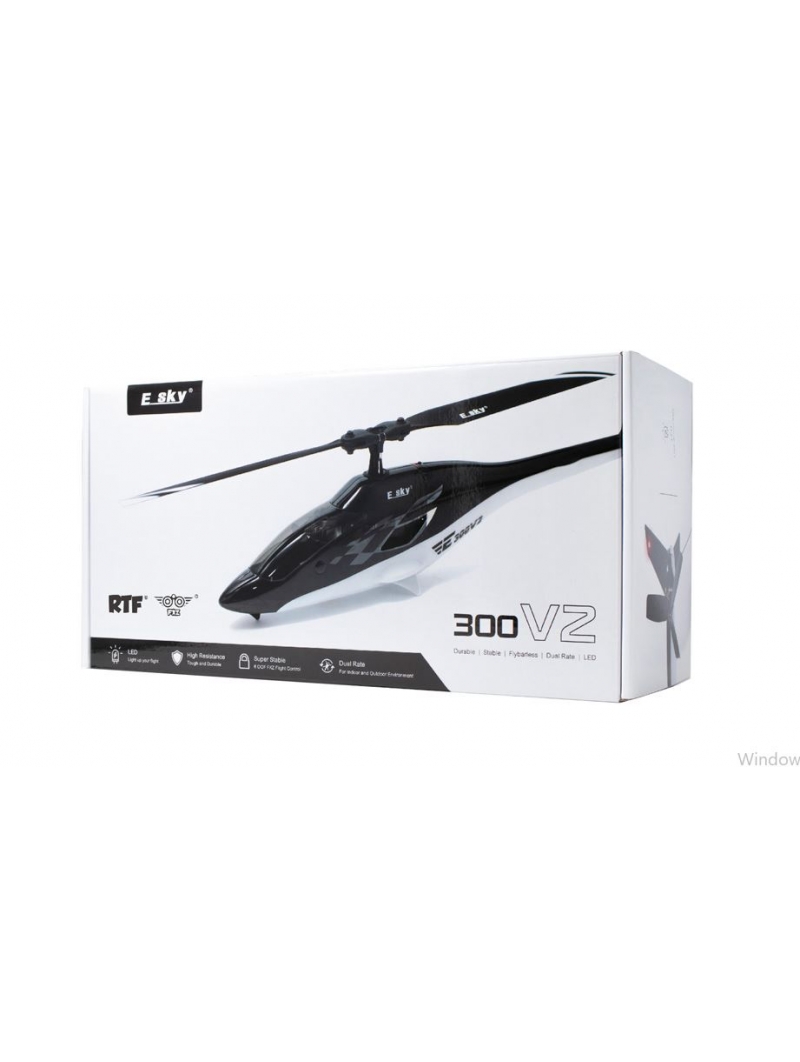 RC Helicopter ESKY 300 V2 RTF Mode 2 Airwolf