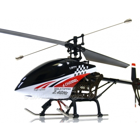 RC Helicopter FX059, FX-059 Singleblade Hubschrauber, 4 Kanal, 2,4 GHz, Gyro