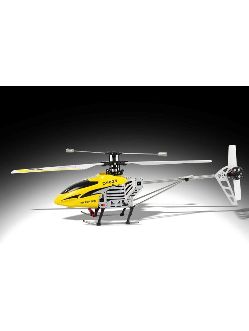 TOP RC Helicopter D9025, 2.4GHz, 4Kanal, Gyro Aluminium Hubschrauber