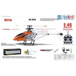 TOP RC Helicopter D9025, 2.4GHz, 4Kanal, Gyro Aluminium Hubschrauber