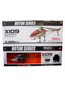 XXL 87cm RC Helikopter X109 Hubschrauber, 3,5 Kanal, 2,4 GHz, LCD u. Camera